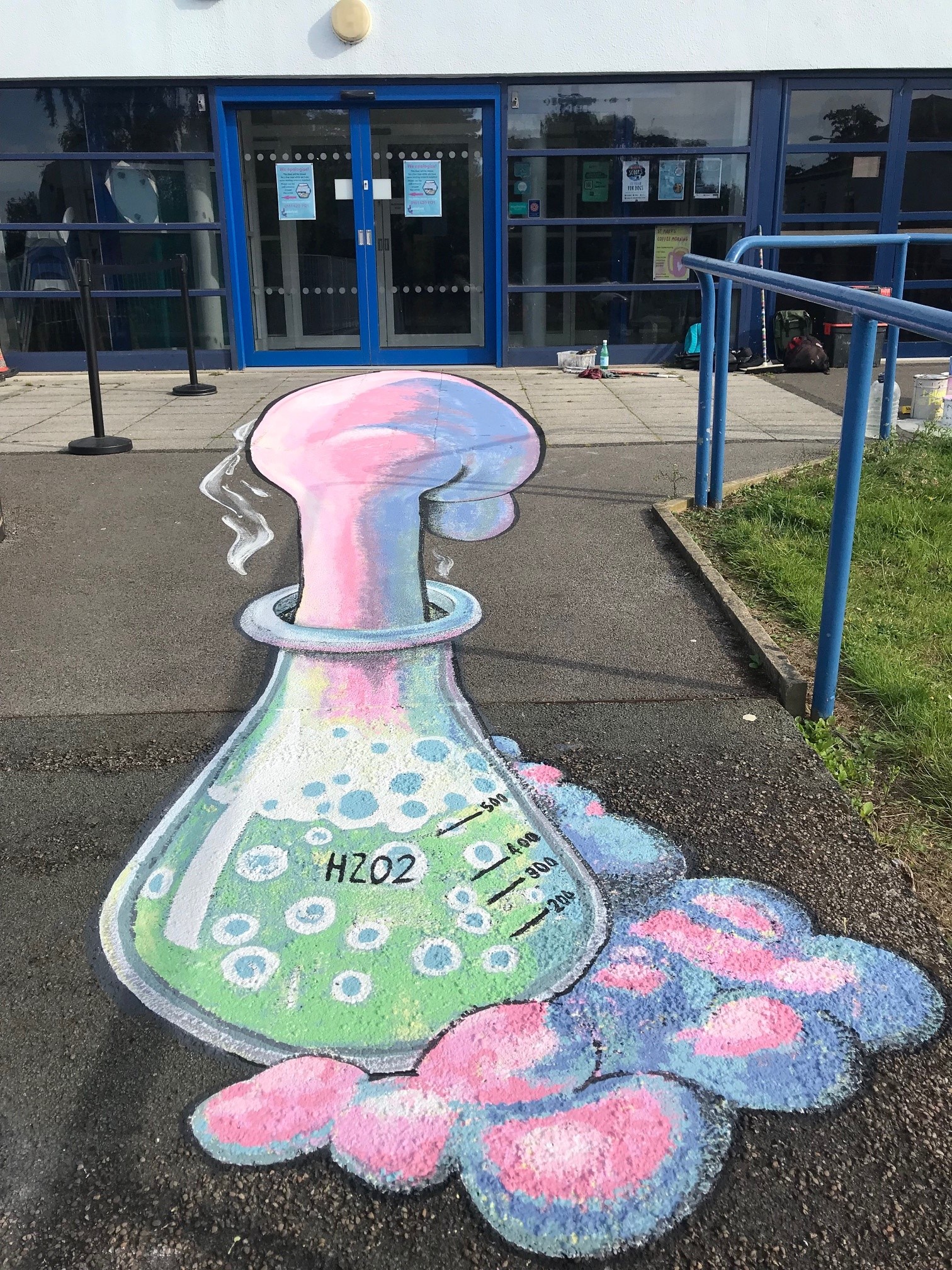 Anamorphic Artwork! - Catalyst Science Discovery Centre